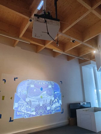 Calage image sur le mur