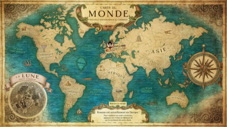 Carte du voyage de Rozenn en Europe