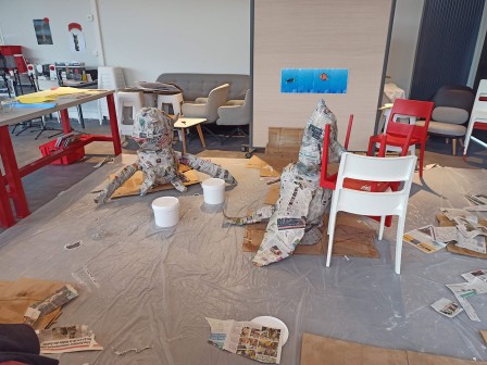 Création des chimères en papier + grillage