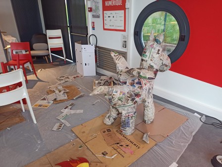 Création des chimères en papier + grillage