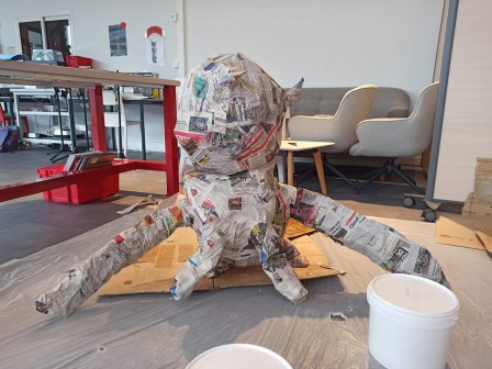 Création des chimères en papier + grillage