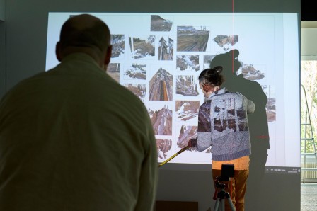 Installation de l'exposition (©Léa Molinier)