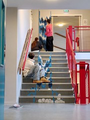 Collage des scotchs de couleur