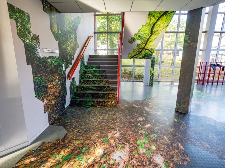 Fungus Coloniæ - Installation au Lycée Victor Hugo, Hennebont - par Thomas Daveluy