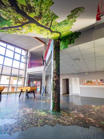 Fungus Coloniæ - Installation au Lycée Victor Hugo, Hennebont - par Thomas Daveluy