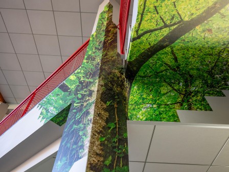 Fungus Coloniæ - Installation au Lycée Victor Hugo, Hennebont - par Thomas Daveluy