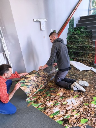 Étape 5 : collages sur place