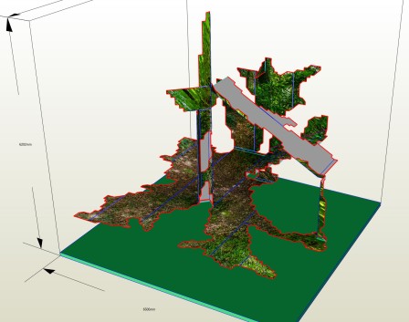 Étape 4 : mise à plat et découpe pour l'impression