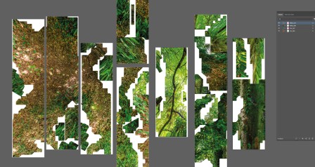 Étape 4 : mise à plat et découpe pour l'impression