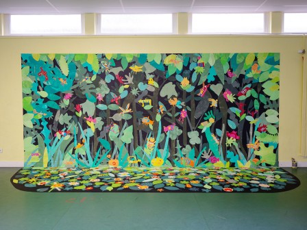 La fresque à l'école de Kerentrech