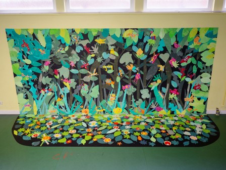 La fresque à l'école de Kerentrech