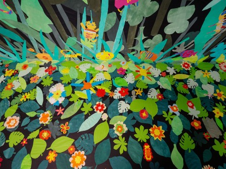 La fresque à l'école de Kerentrech