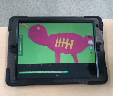 Animation stop motion sur tablette