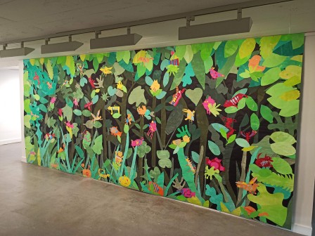 La fresque exposée à la Galerie du Faouëdic