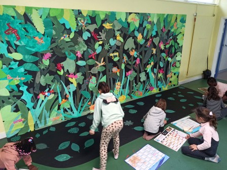 Second atelier de création pour prolonger la fresque