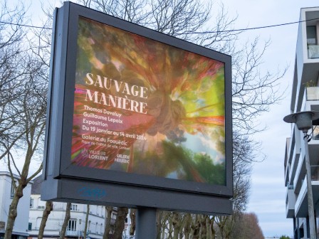 Affichage public Sauvage Manière Lorient