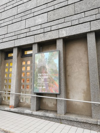 Affichage à l'entrée de la Galerie
