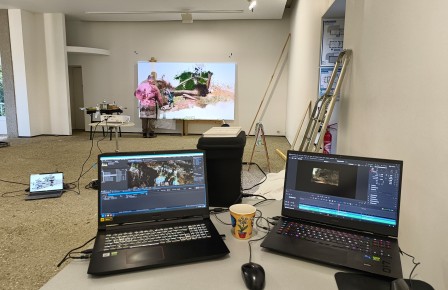 Peinture et travail numérique...